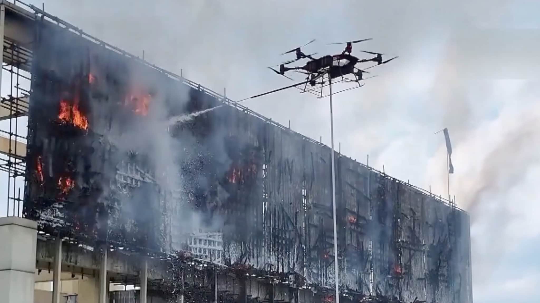 Se hva dronen gjør