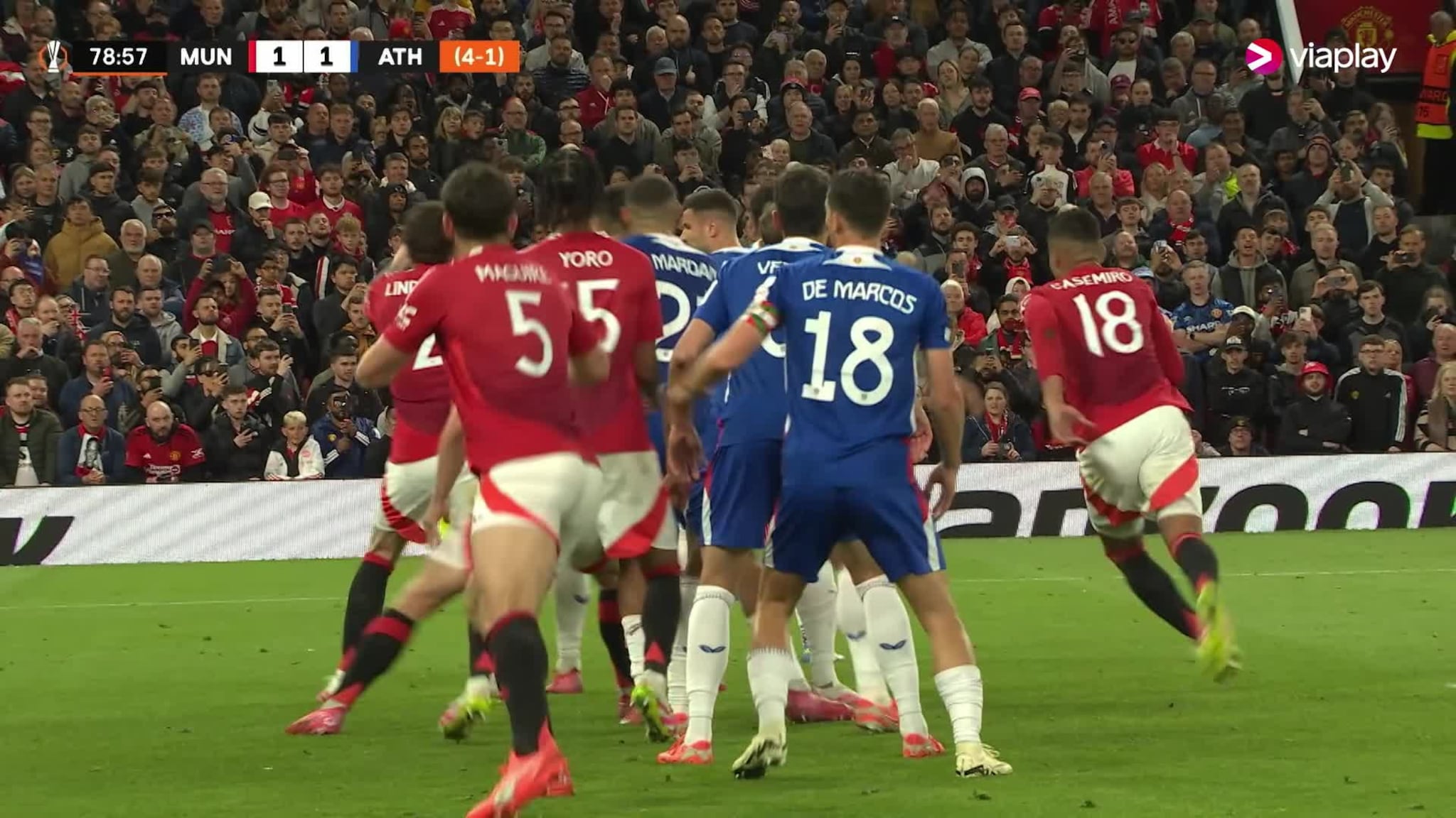 Manchester United klare for Europa League-finale – slo Athletic Club 7–1 sammenlagt
