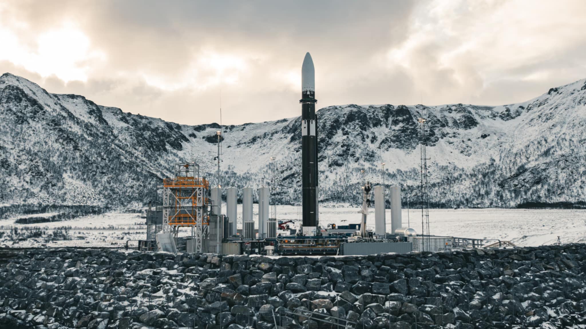 Historisk rakettoppskytning: Se eksplosjonen