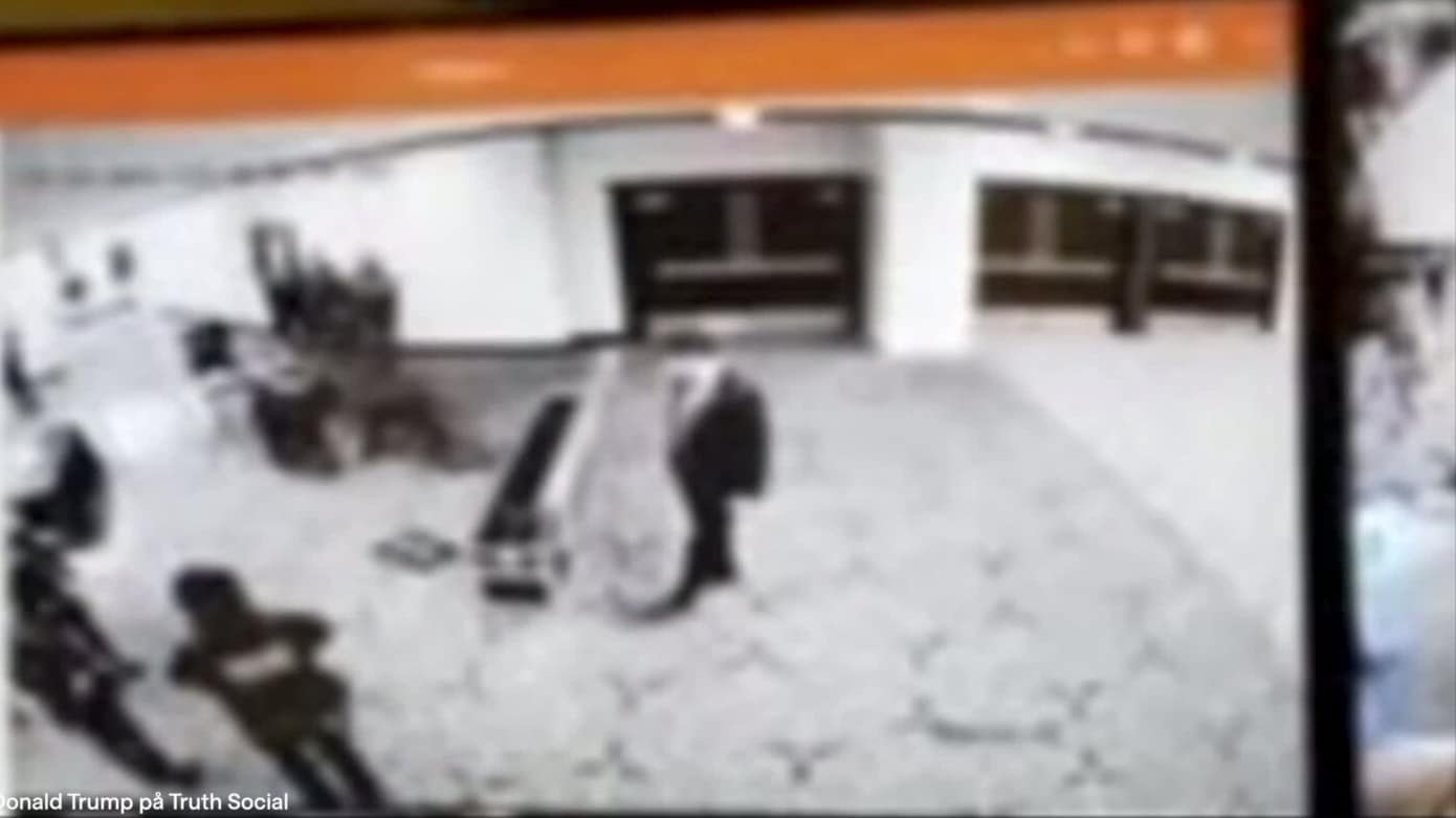 Skal vise gjerningsmannen storme inn