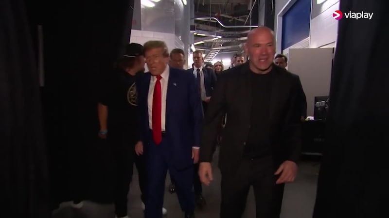 Trump fikk støtte på UFC-stevne