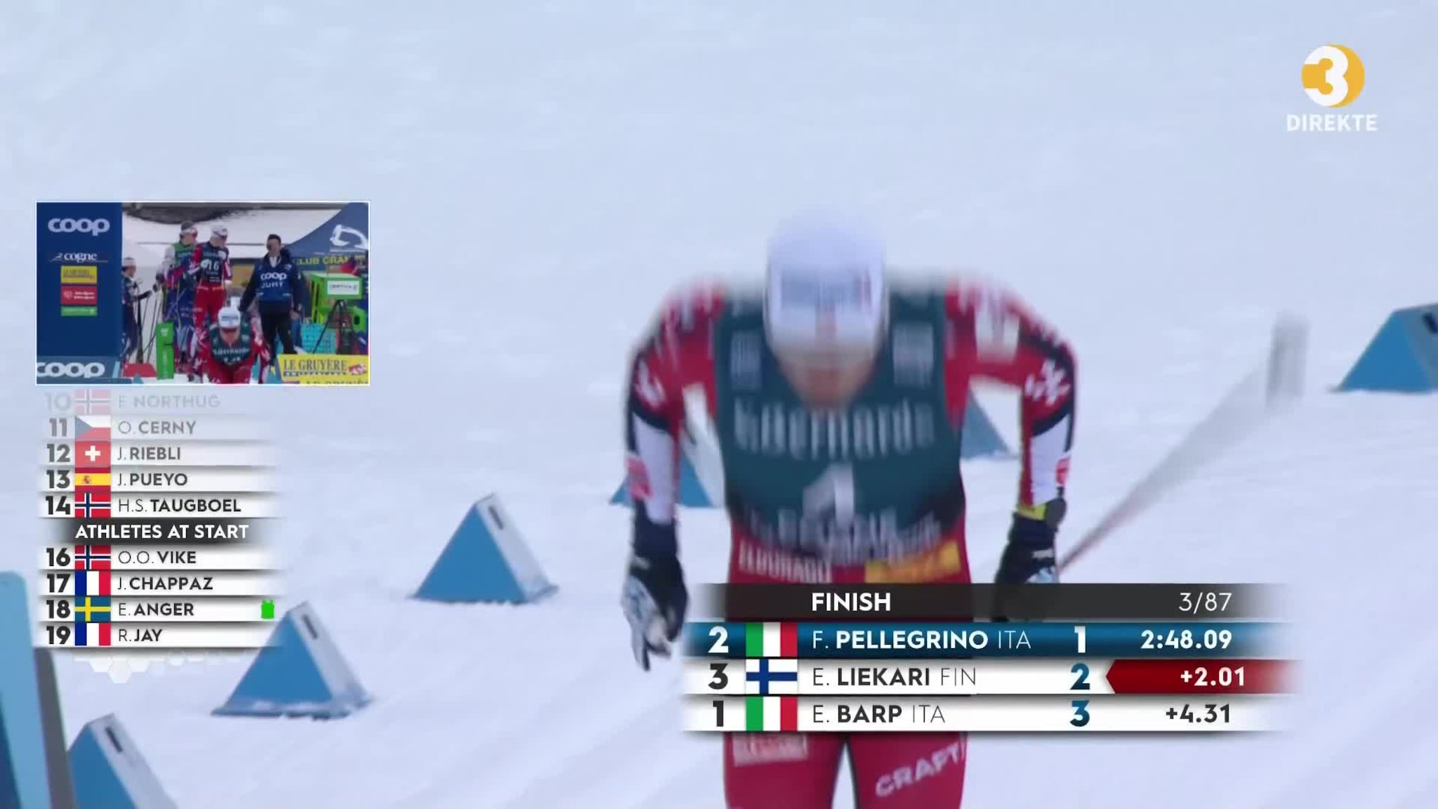 Valnes vant sprintprologen i Cogne - alle nordmenn videre