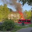 Brann i fraflyttet enebolig i på Hauketo i Oslo