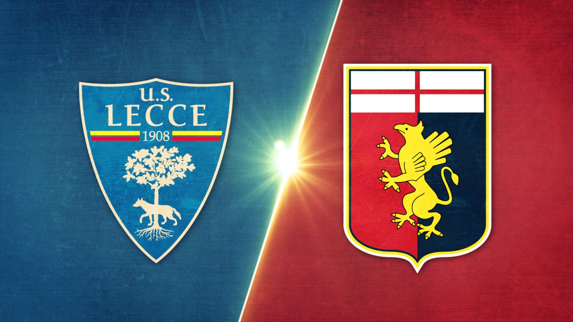 Se Lecce - Genoa på 25 minutter