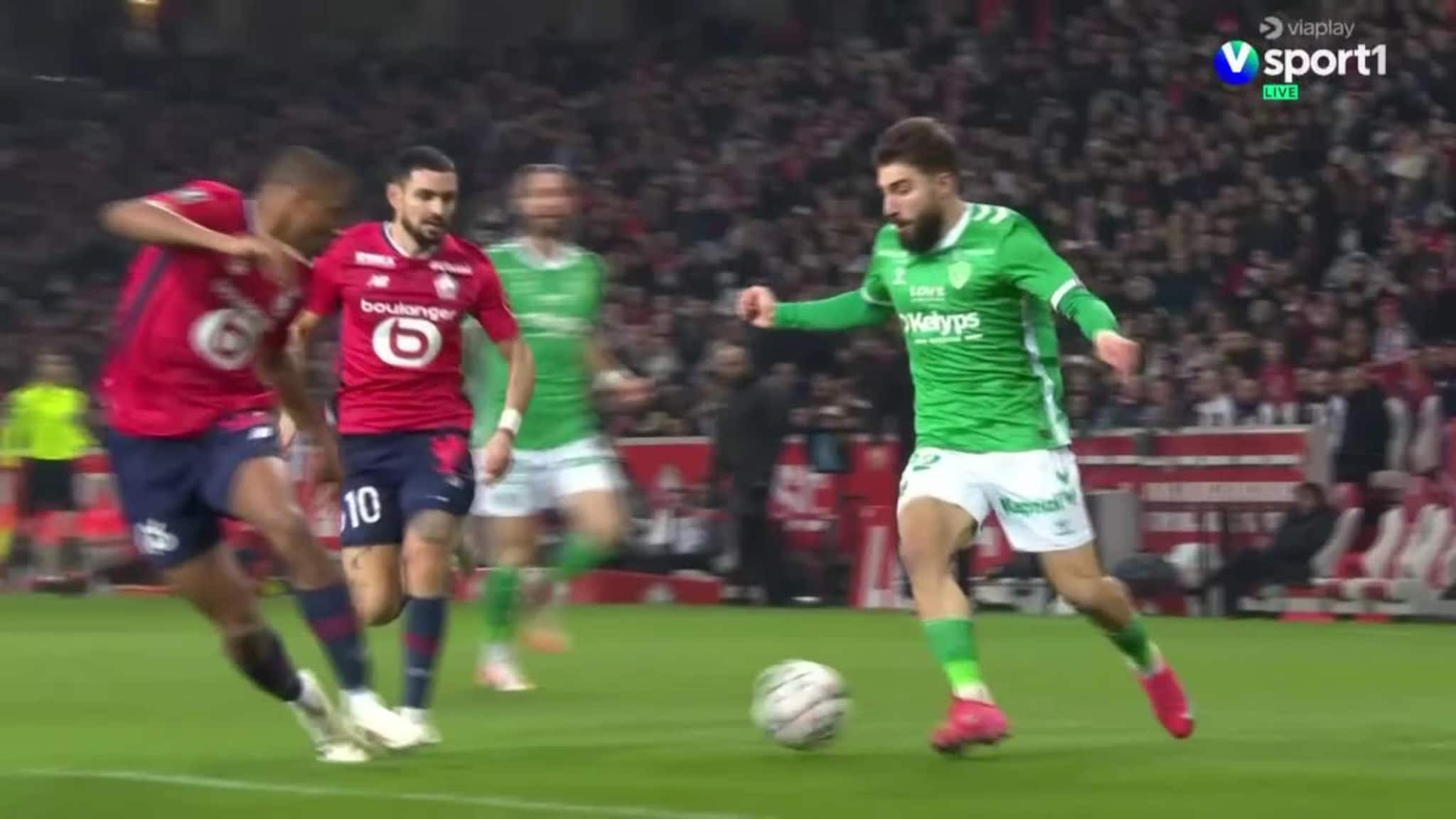 Sahraoui scoret to da Hornelands Saint-Étienne tapte for Lille