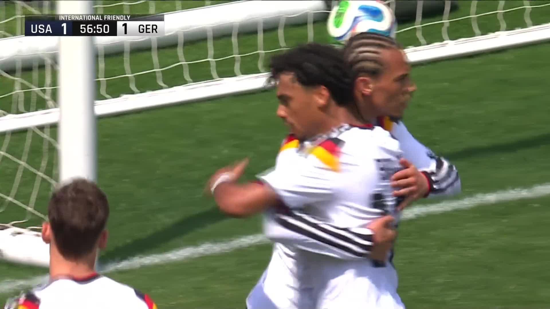 Leroy Sane setter 2-1 mot USA