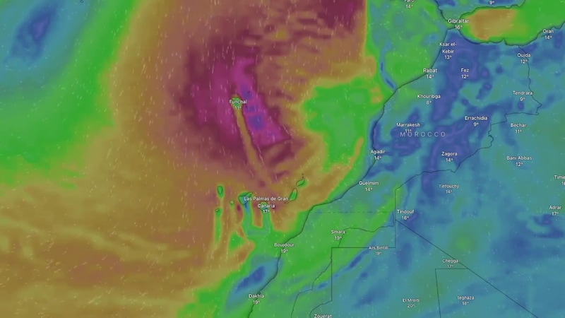 Kraftig uvær ventet på Gran Canaria – fly måtte snu