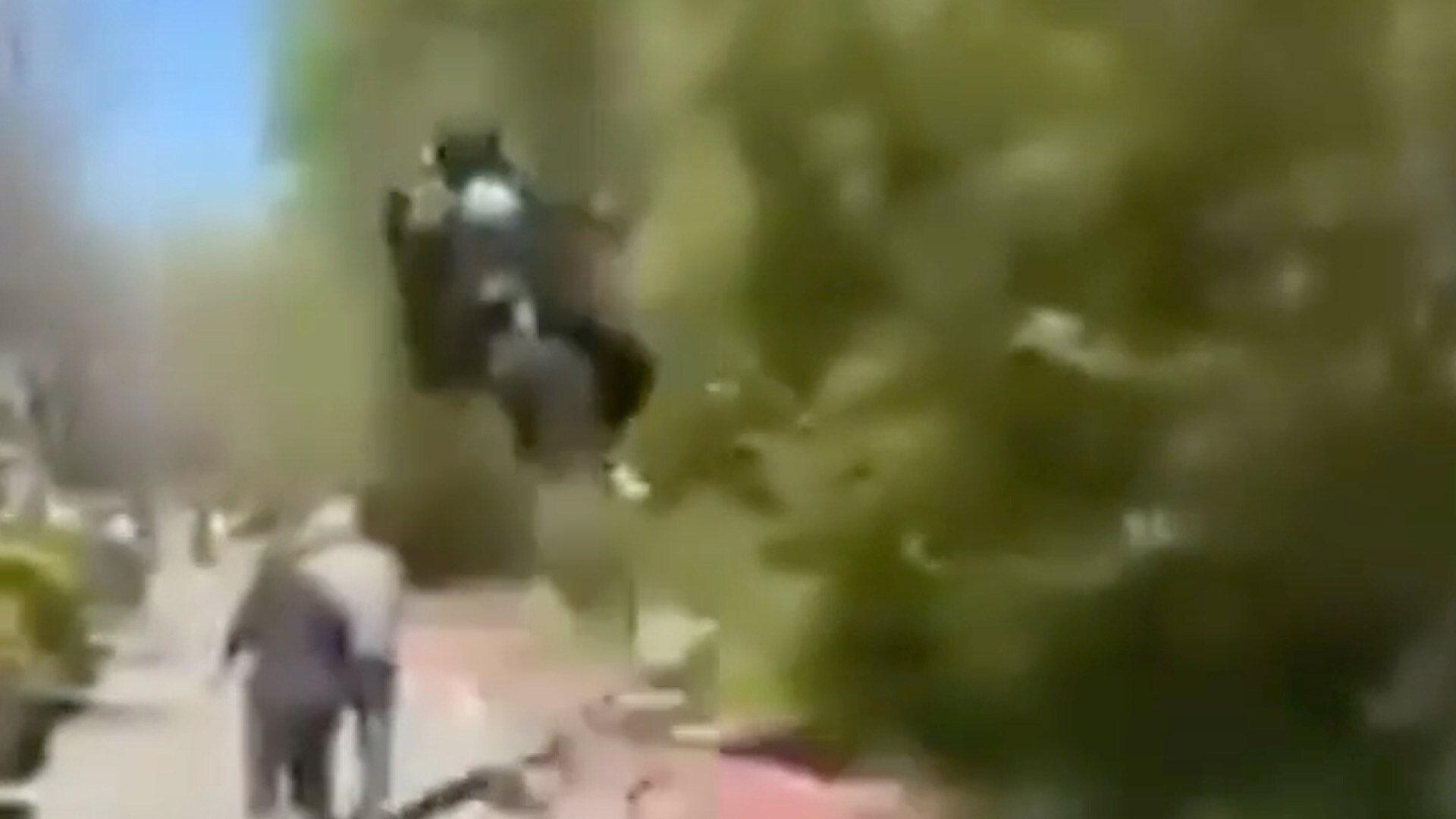 Paraglidere ut av kontroll