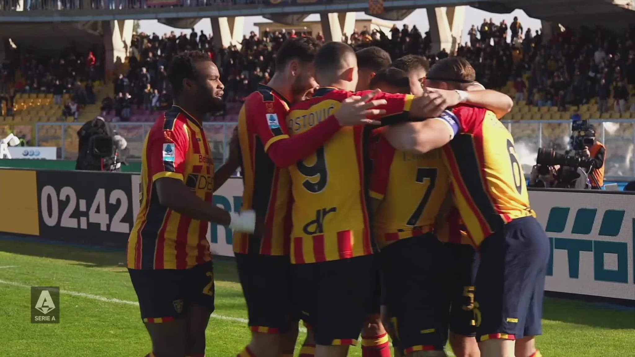 Høydepunkter: Kjempetabbe da Lecce vant hjemme mot Monza