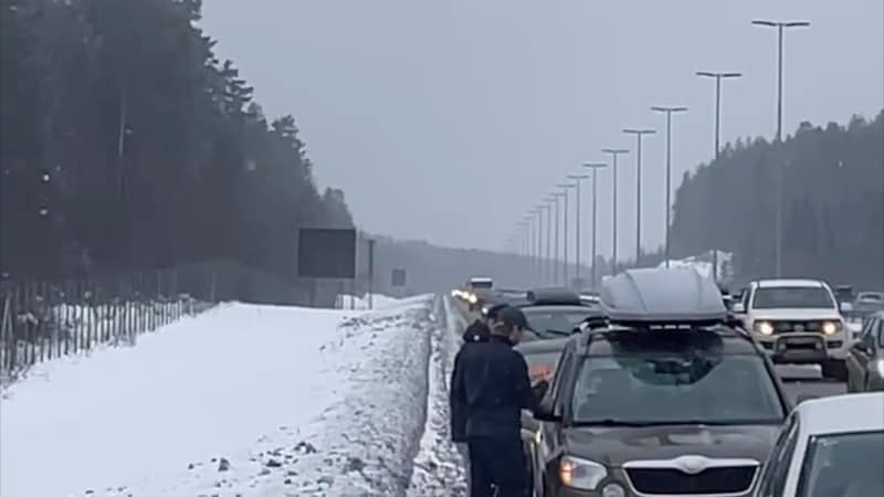Trafikkaos flere steder: Må stoppe hvert tredje minutt