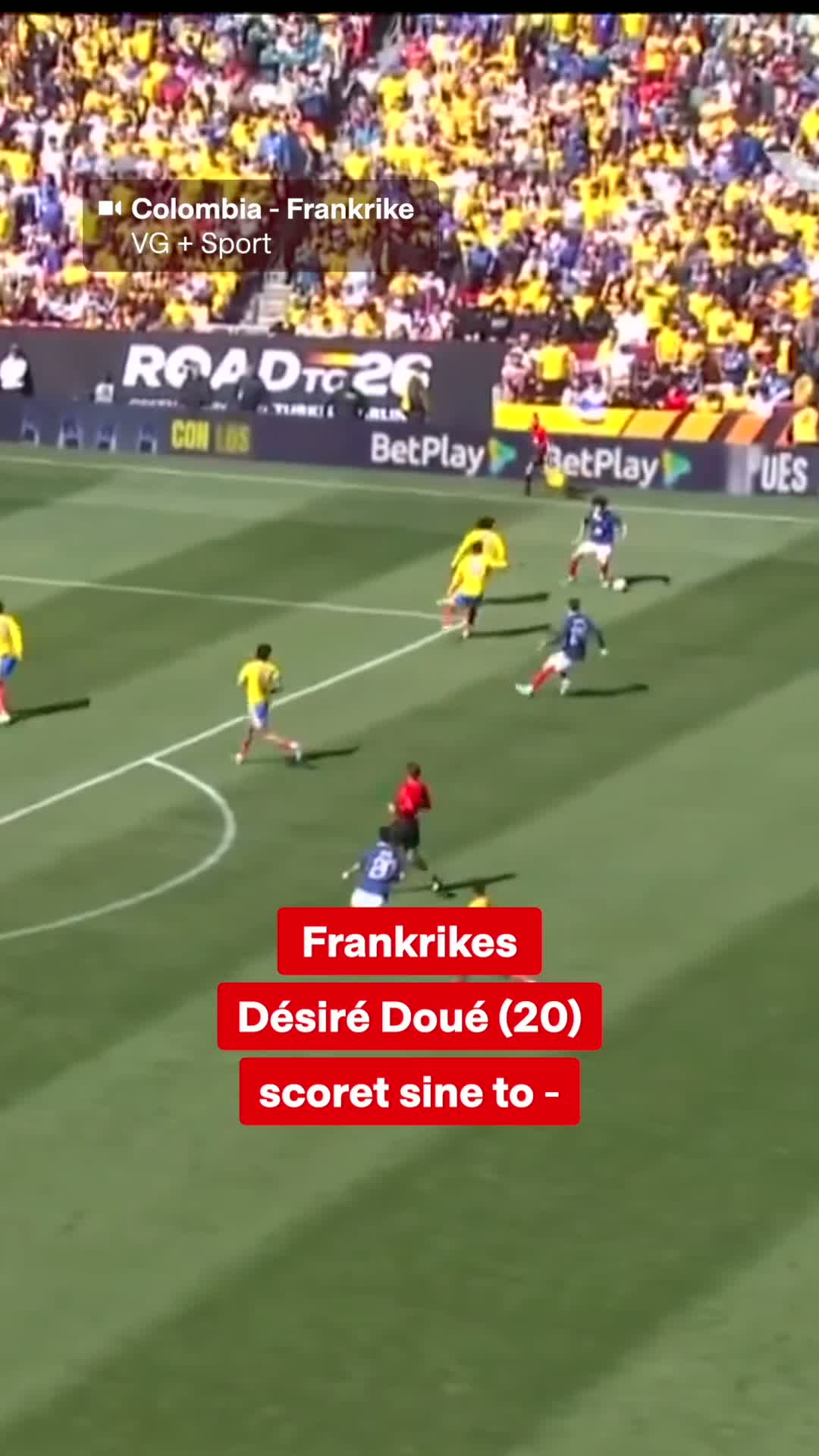 Scoret sine to første landslagsmål: – En stjerne!