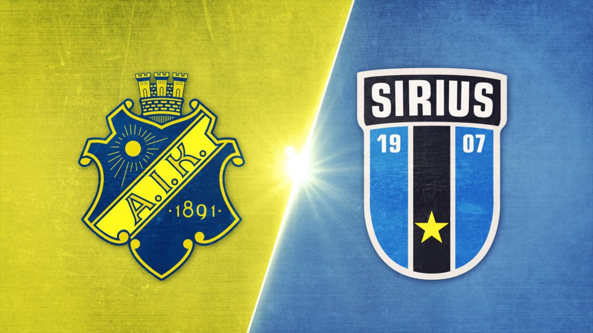 Se AIK - Sirius på 25 minutter