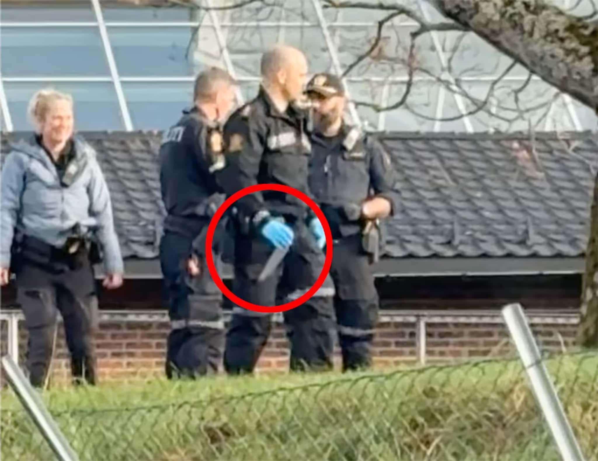 Ruset mann truet elev med kniv på skole i Lier