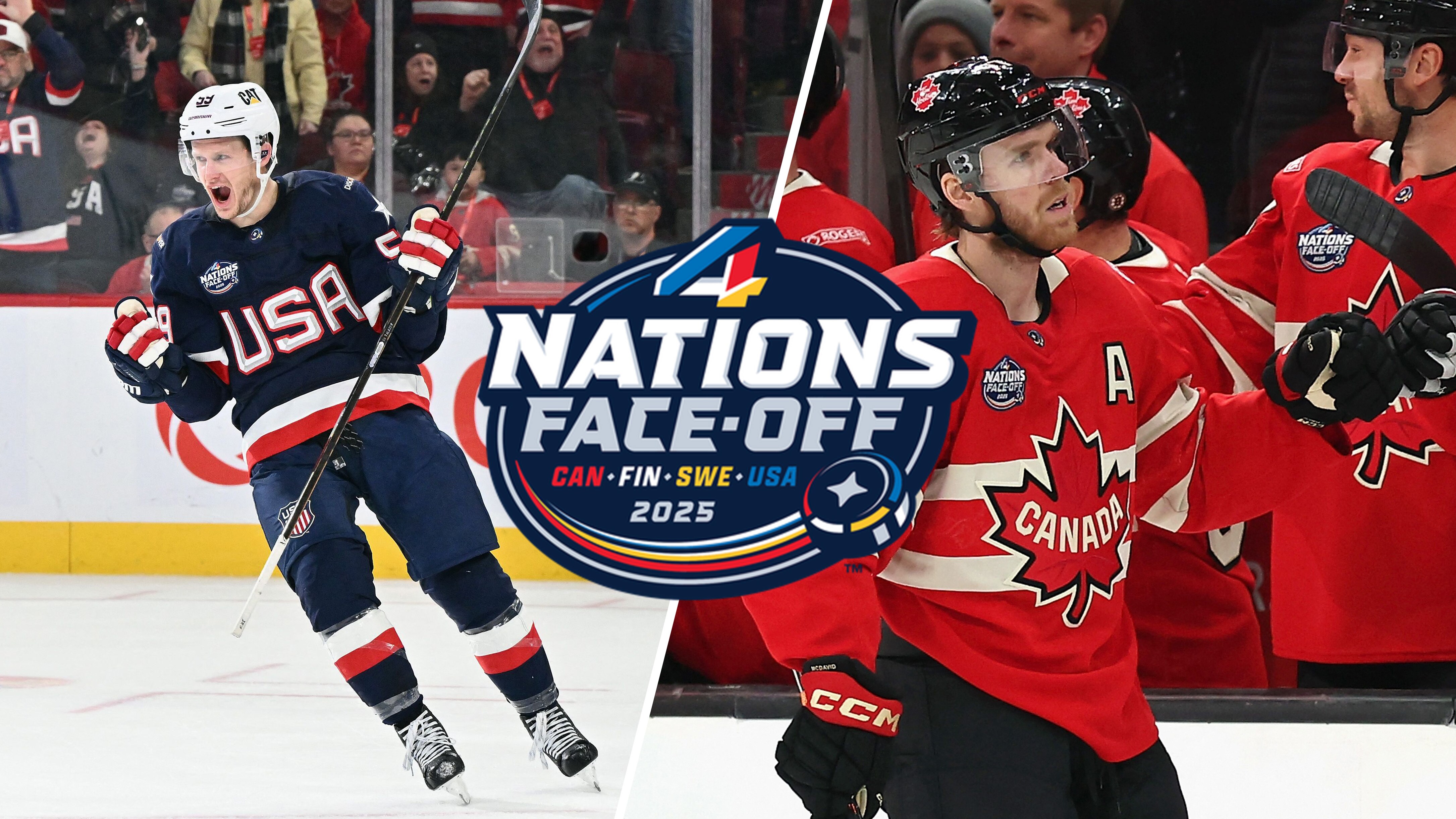 Hockey: Se 4 Nations Face Off fra USA og Canada på VG - VGTV