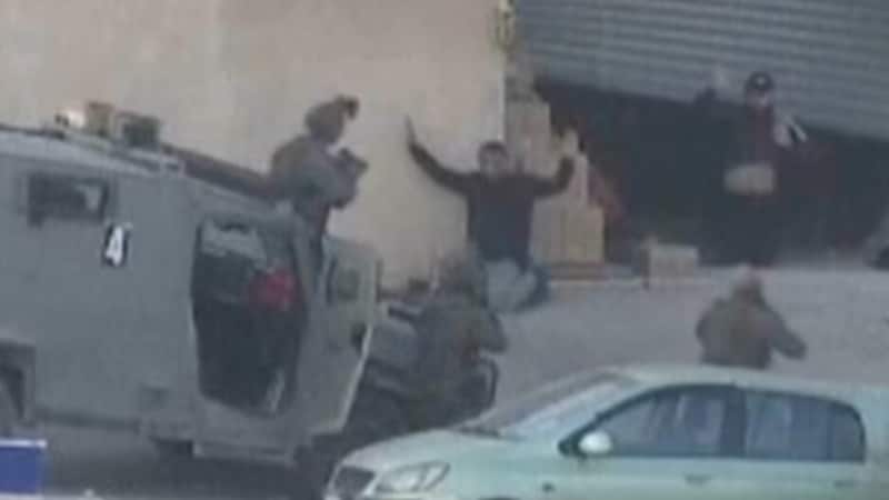 Palestinere drept av IDF i rystende video