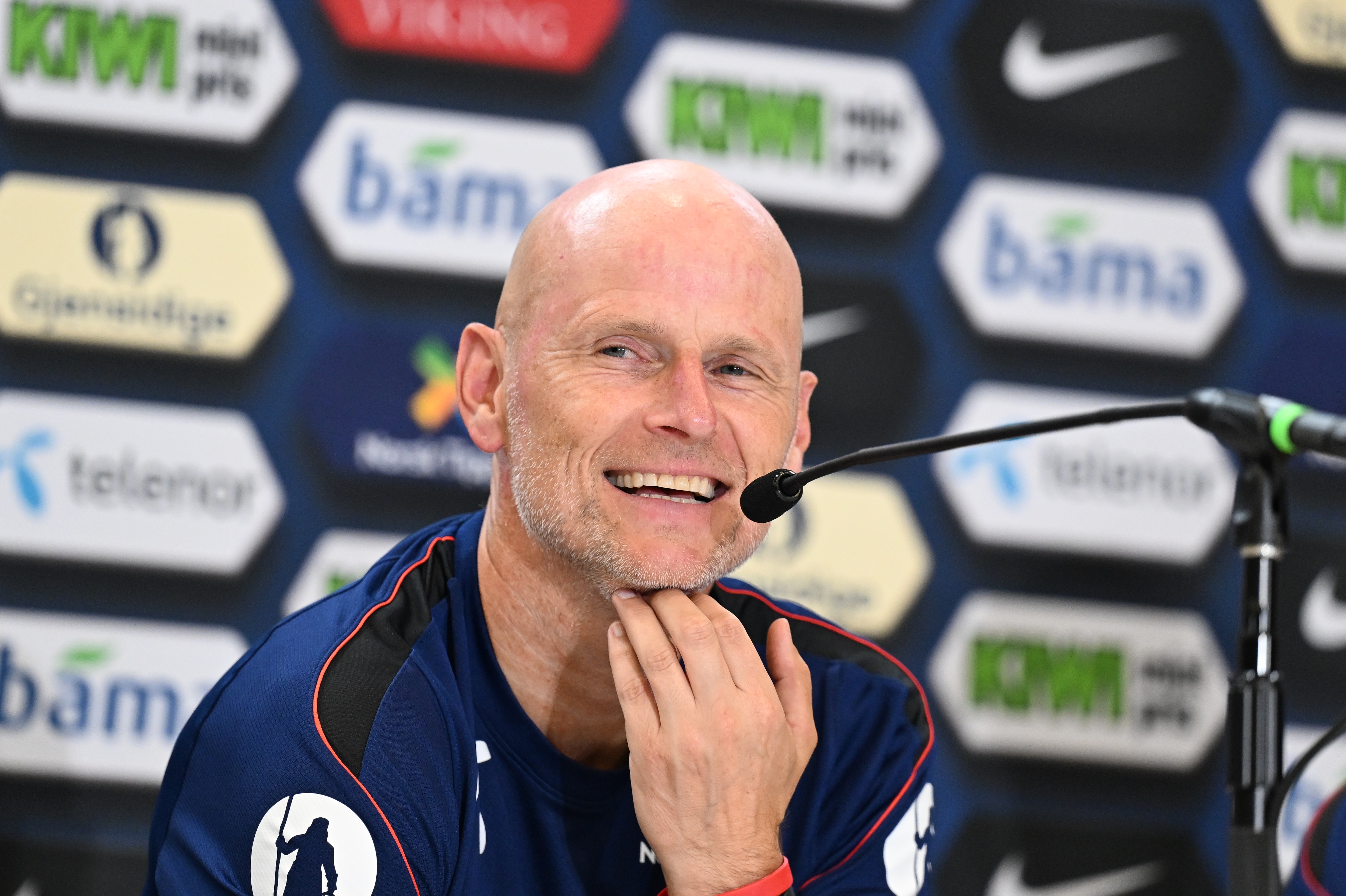 Solbakken møter pressen før åpen trening