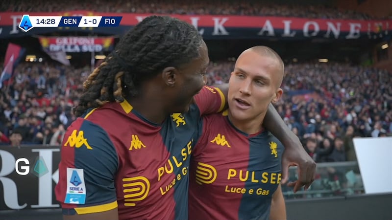 Leo Østigård i målform – scoret i andre kamp på rad for Genoa