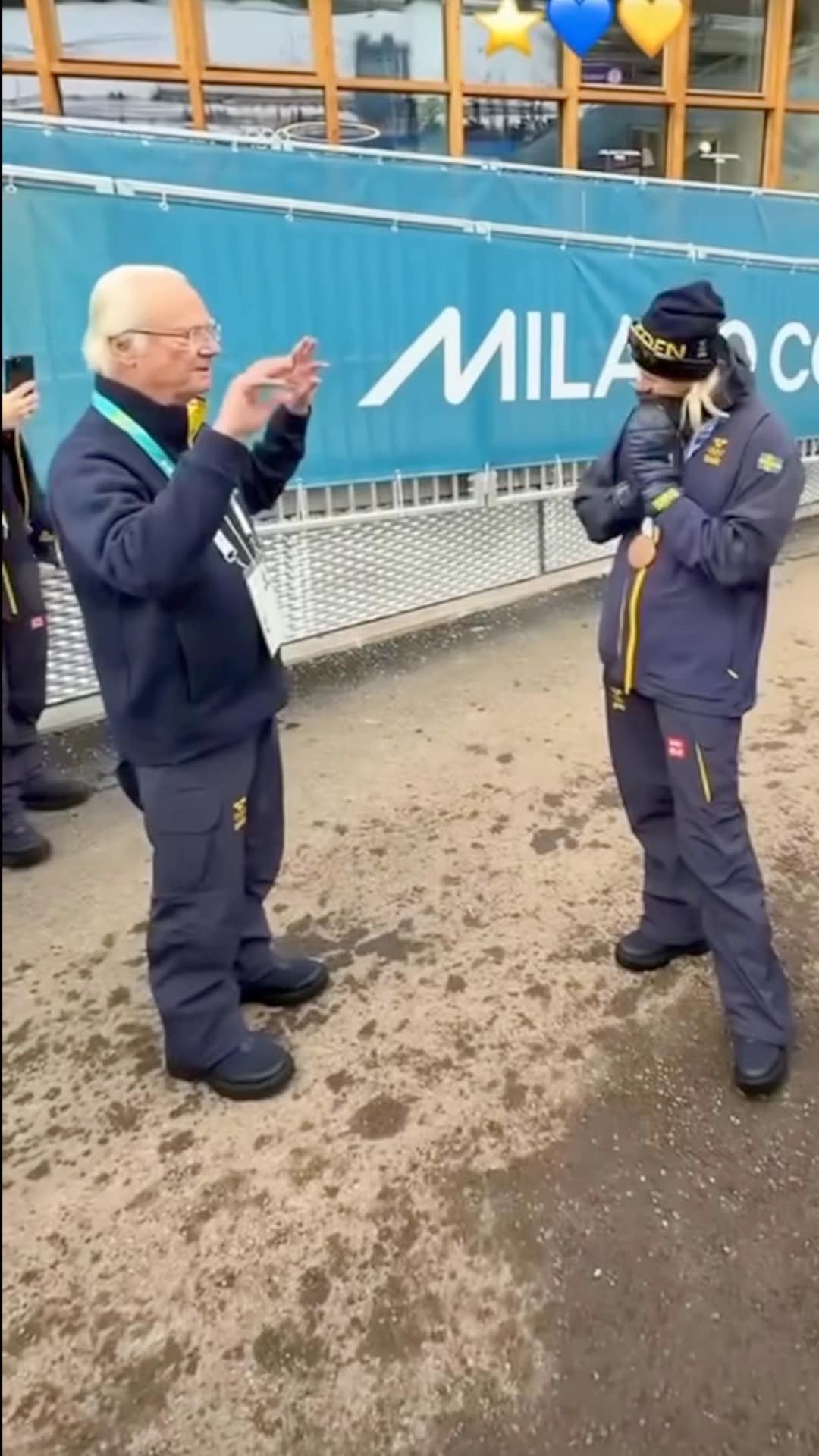 Svenskekongens spesielle OL-hilsen vekker oppsikt