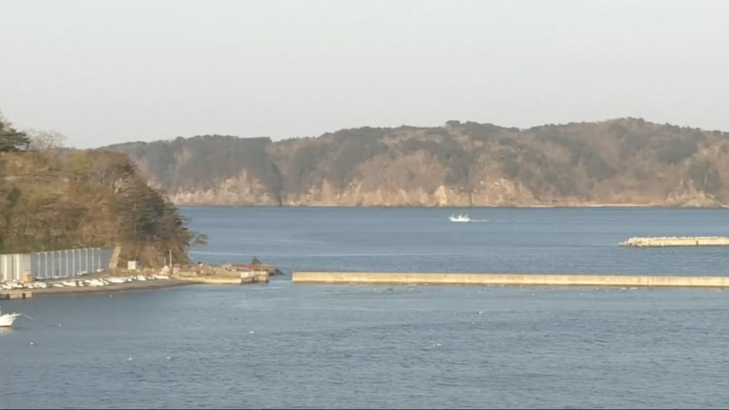 Direktebilder fra Japans kyst