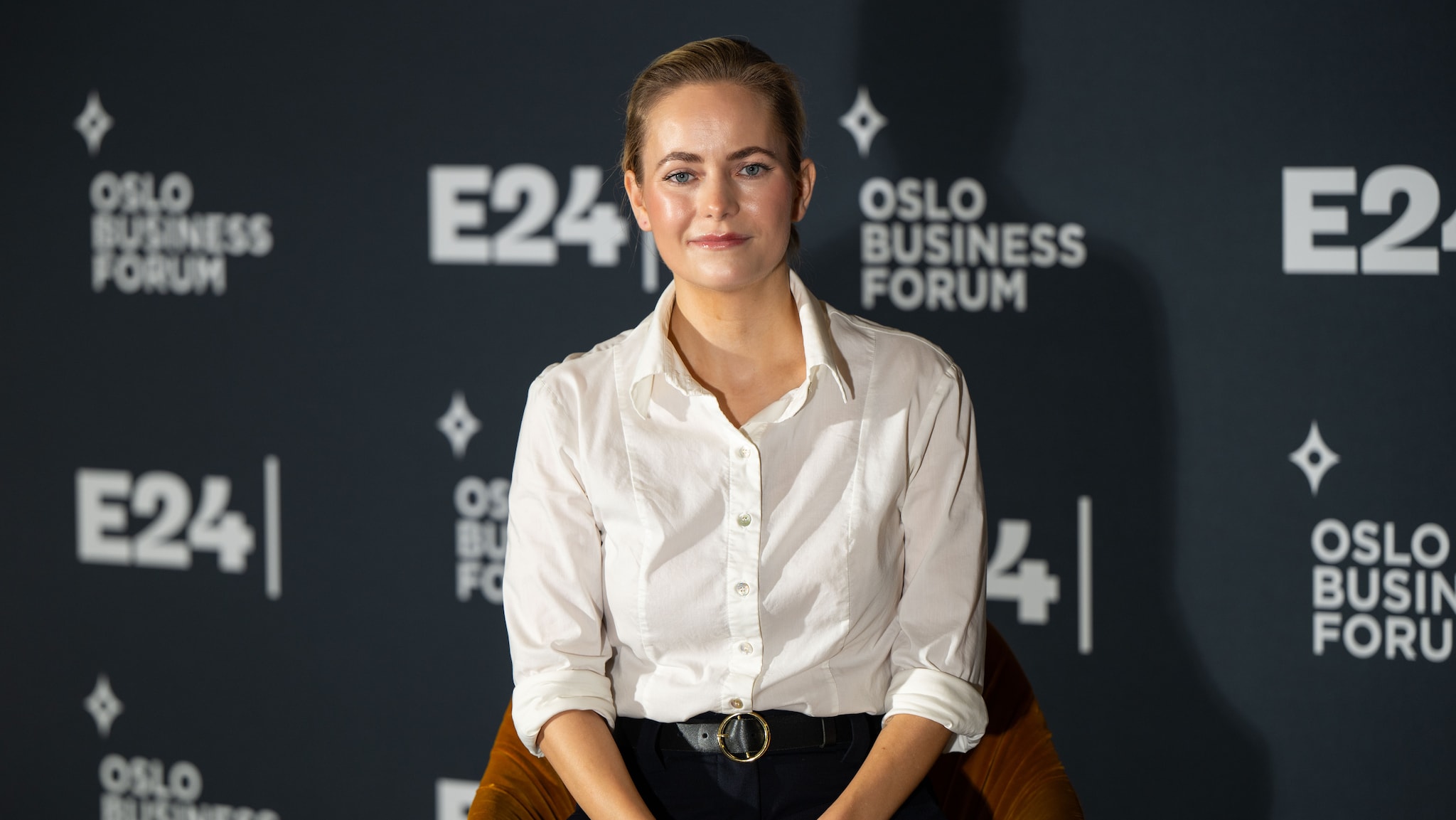 E24s studio under Oslo Business Forum