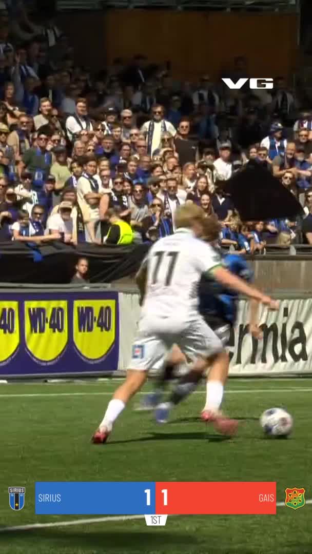 1-1: Niklasson Petrovic, GAIS