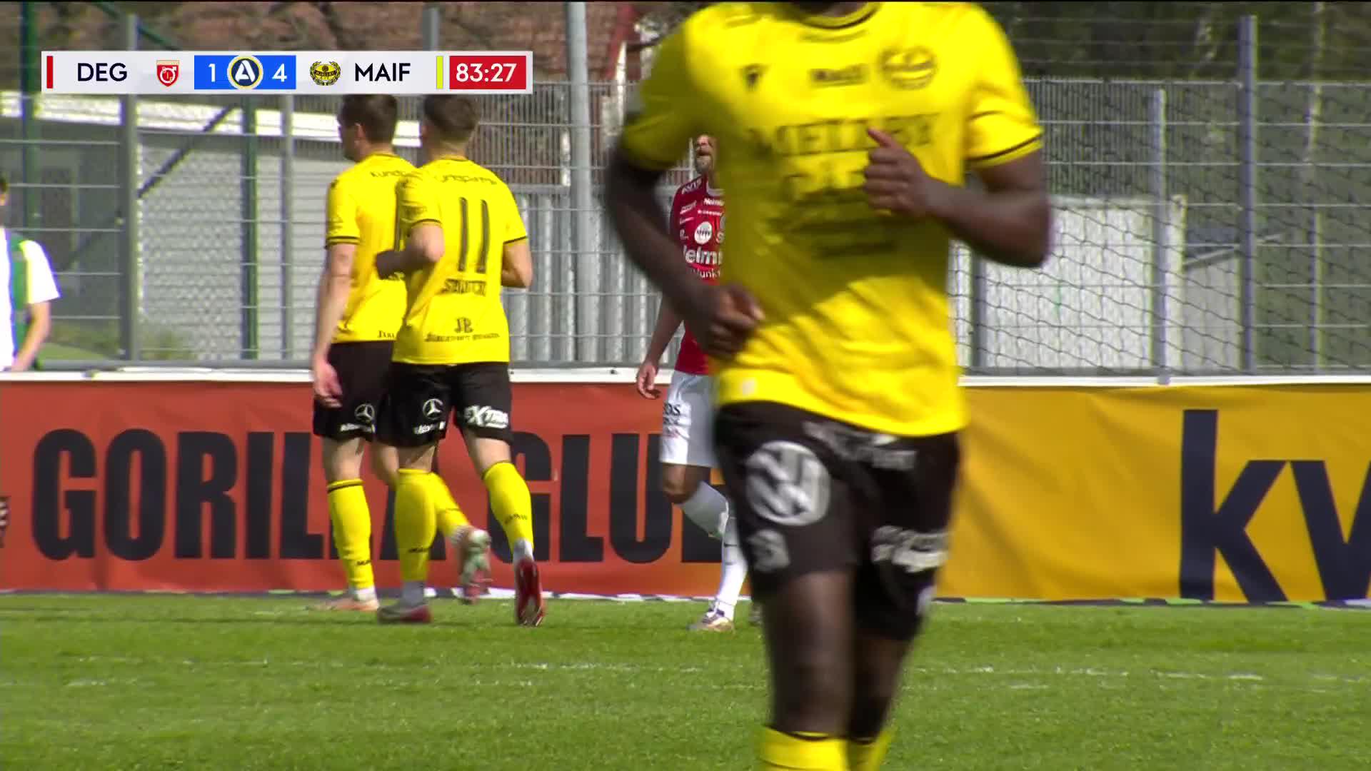 Stroud scorer mot Degerfors