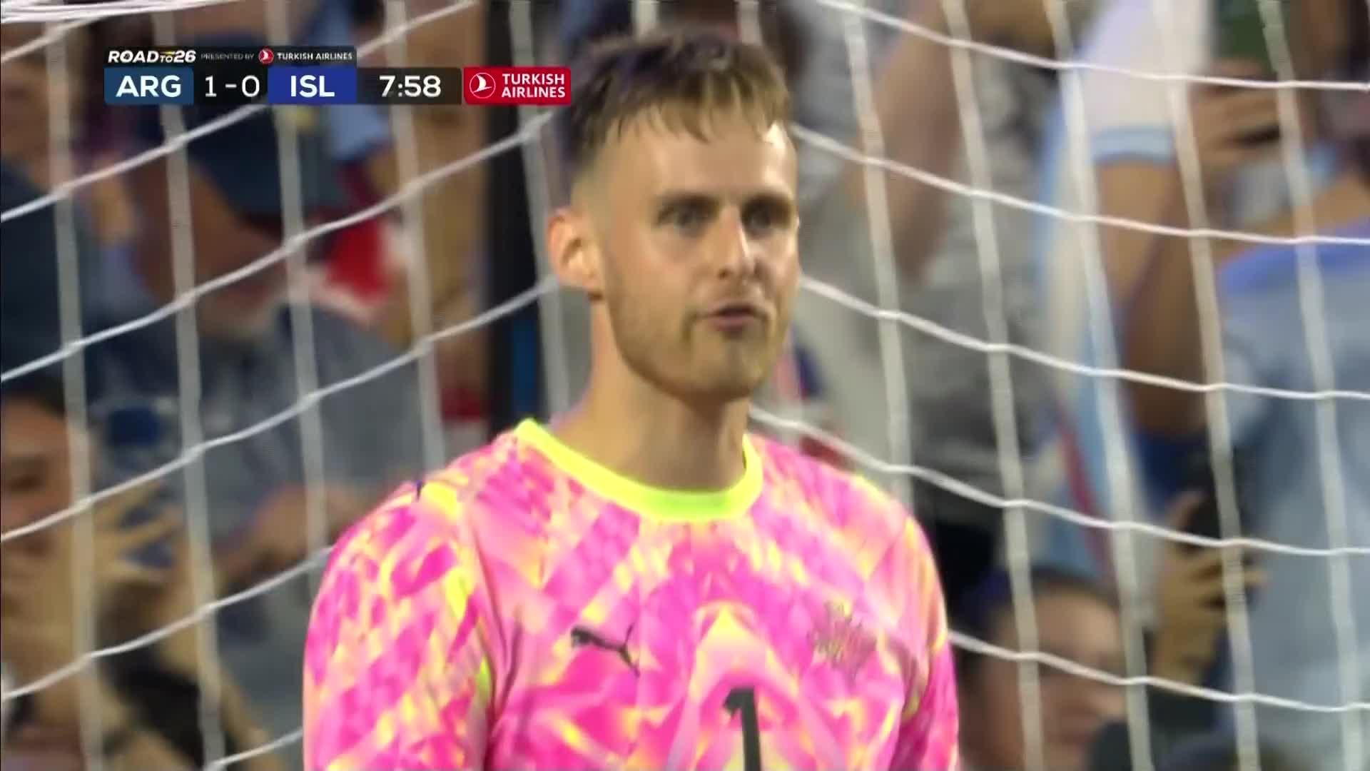 Valentin Barco med scoring for Argentina