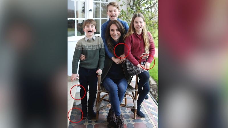 La principessa Kate ammette di aver modificato una foto di famiglia