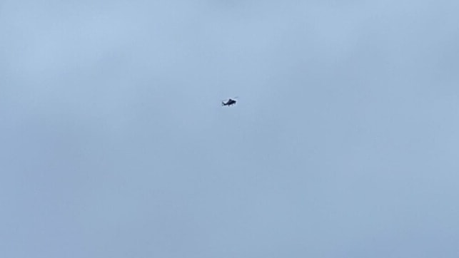 Helikopter over Hemsedal