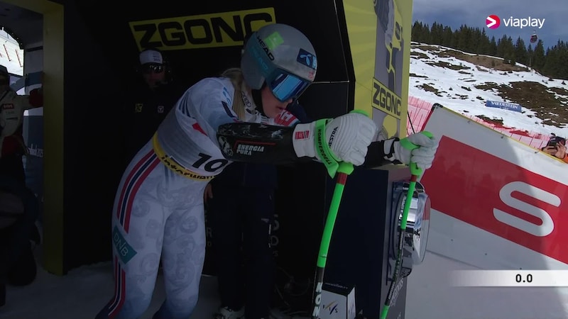 Mot ny VM-bronse for Vickhoff - Venier leder Super-G på hjemmebane