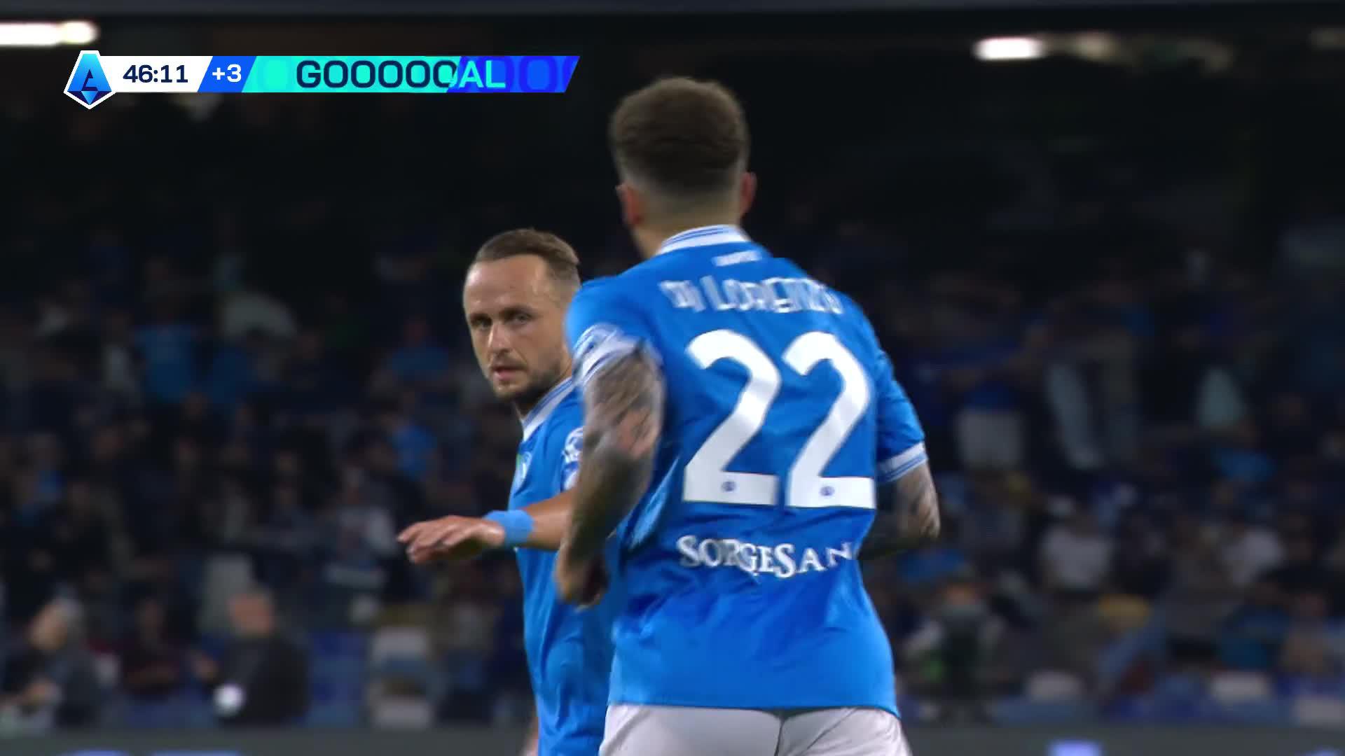 Giovanni Di Lorenzo setter 1-2 mot Bologna
