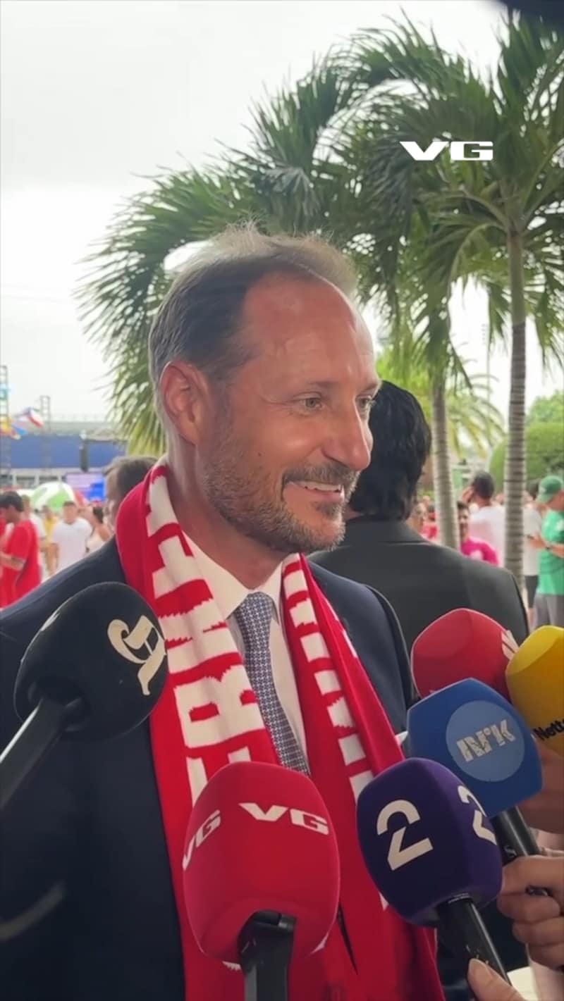 Kronprins Haakon før kvartfinalen: – Det er utrolig stort