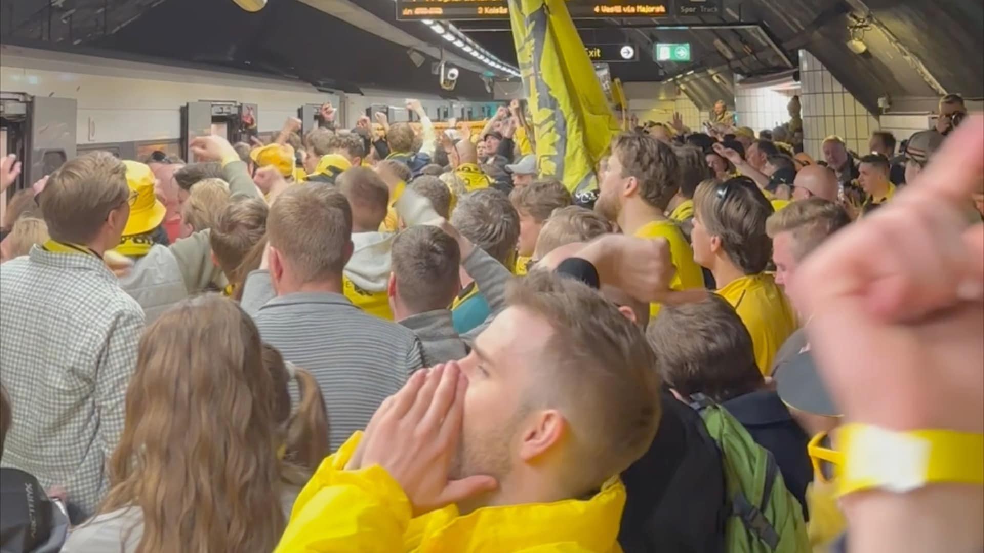Her tar Glimt-fansen over T-banen