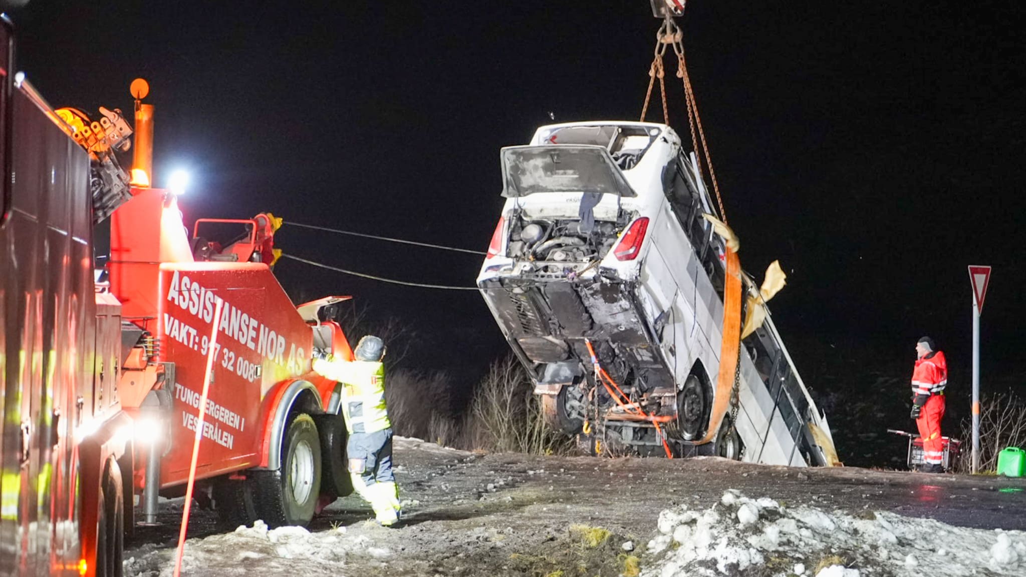 Bussulykken i Hadsel: Barn blant de omkomne