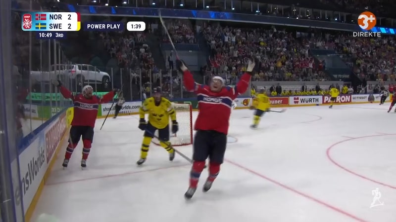Norsk hockeysensasjon i VM – historisk seier over storebror Sverige