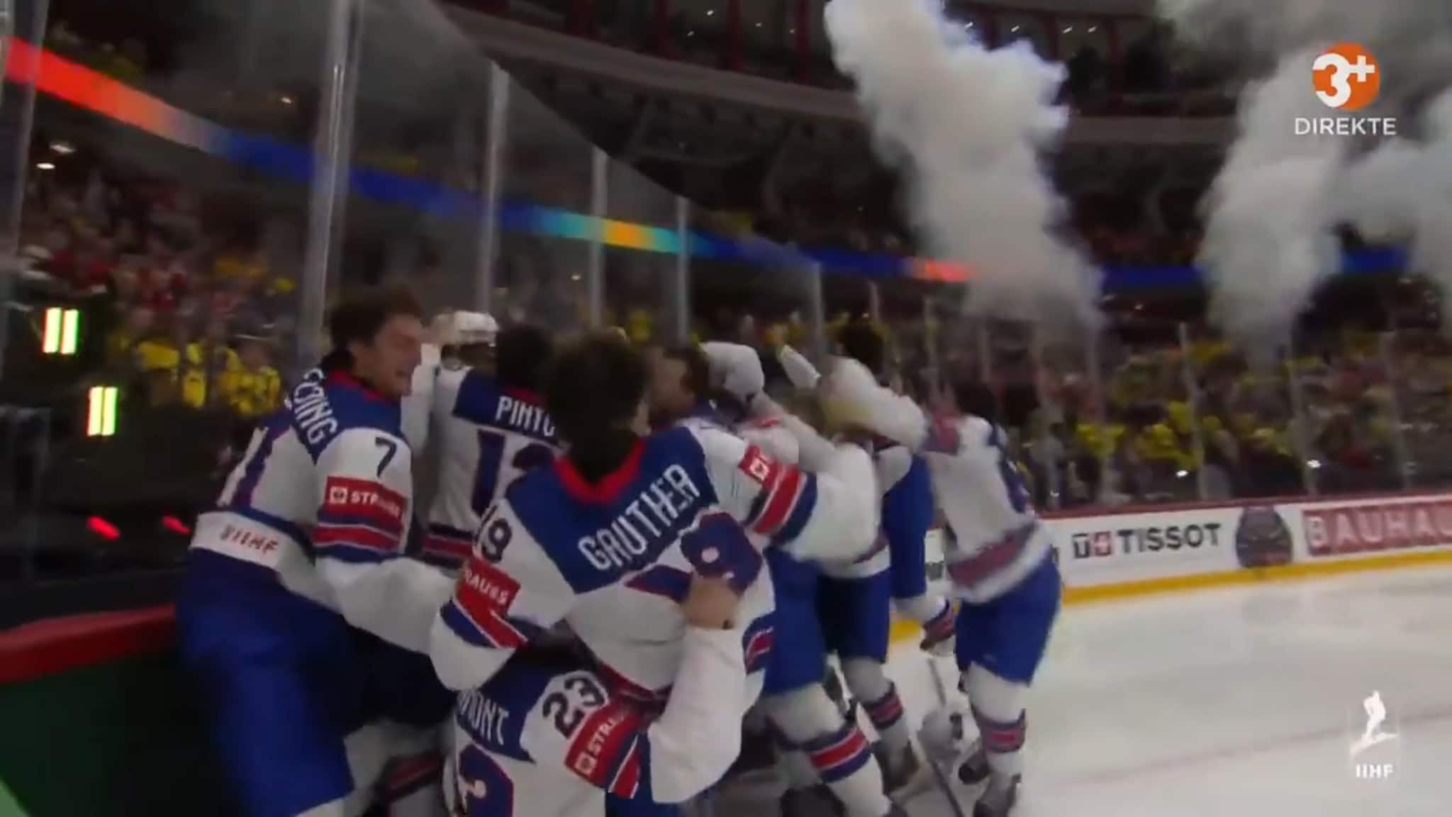USA vant VM-gull i ishockey: Slo Sveits etter forlengning