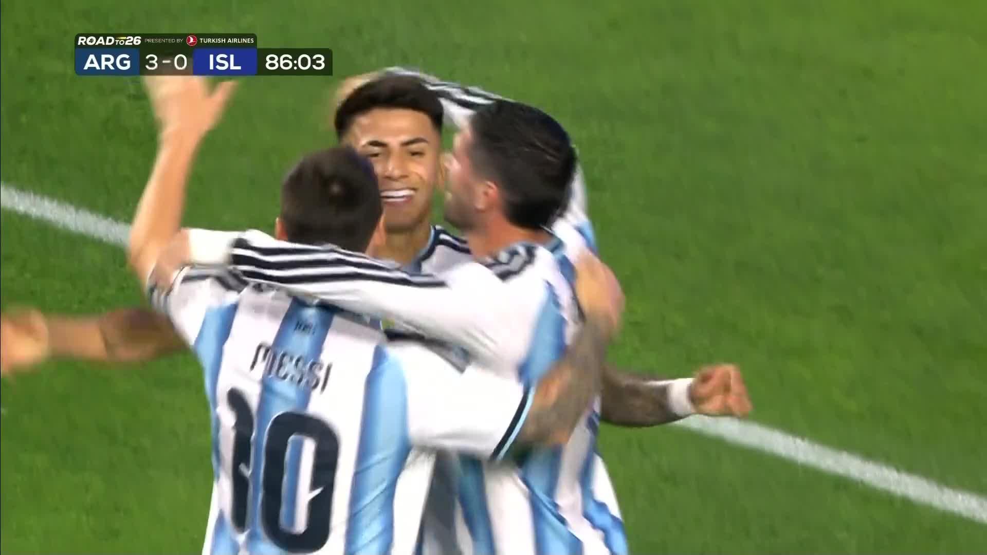 Thiago Almada med scoring for Argentina