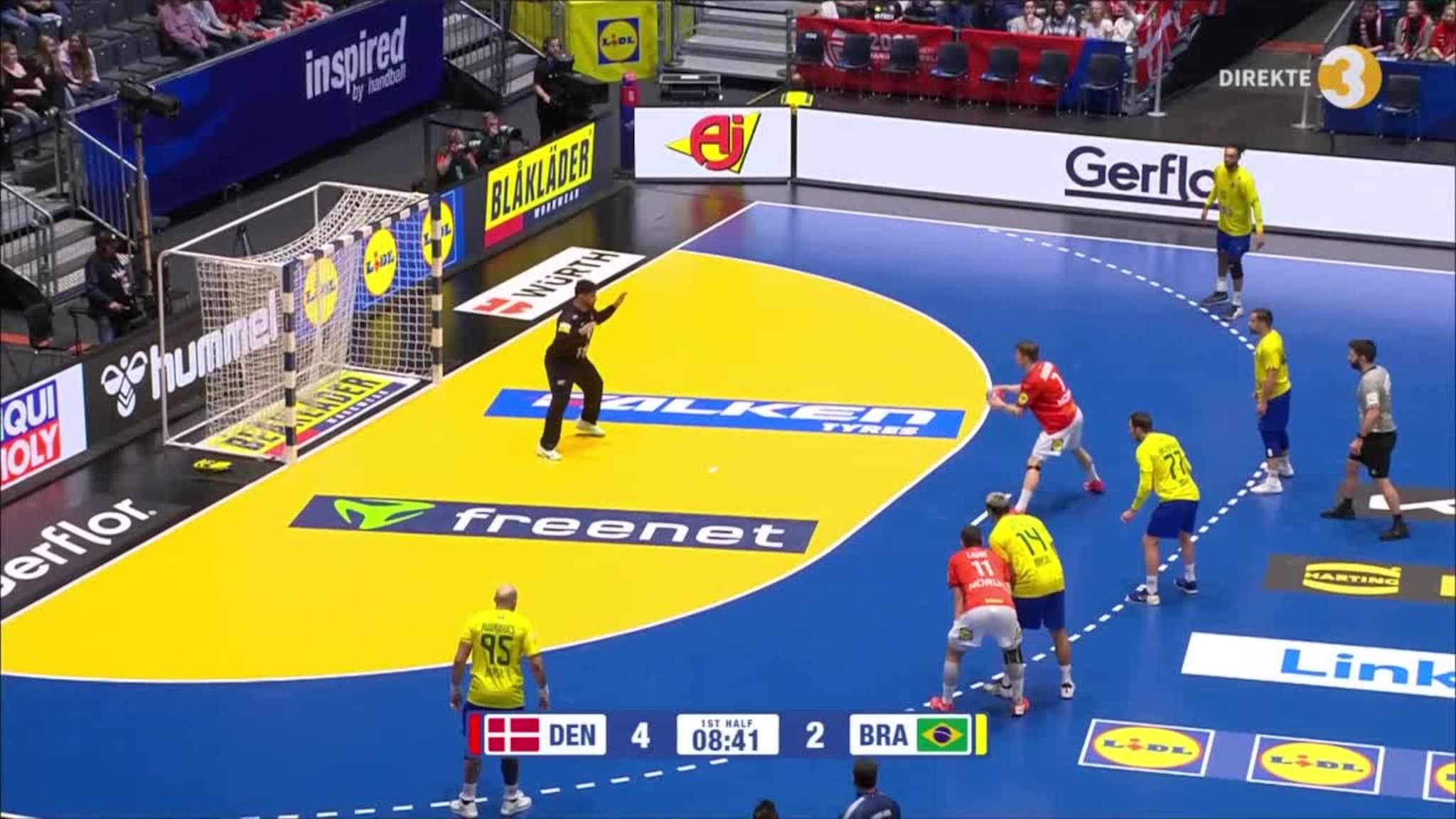 Danmark knuste Brasil i VM-kvartfinale og er ubeseiret