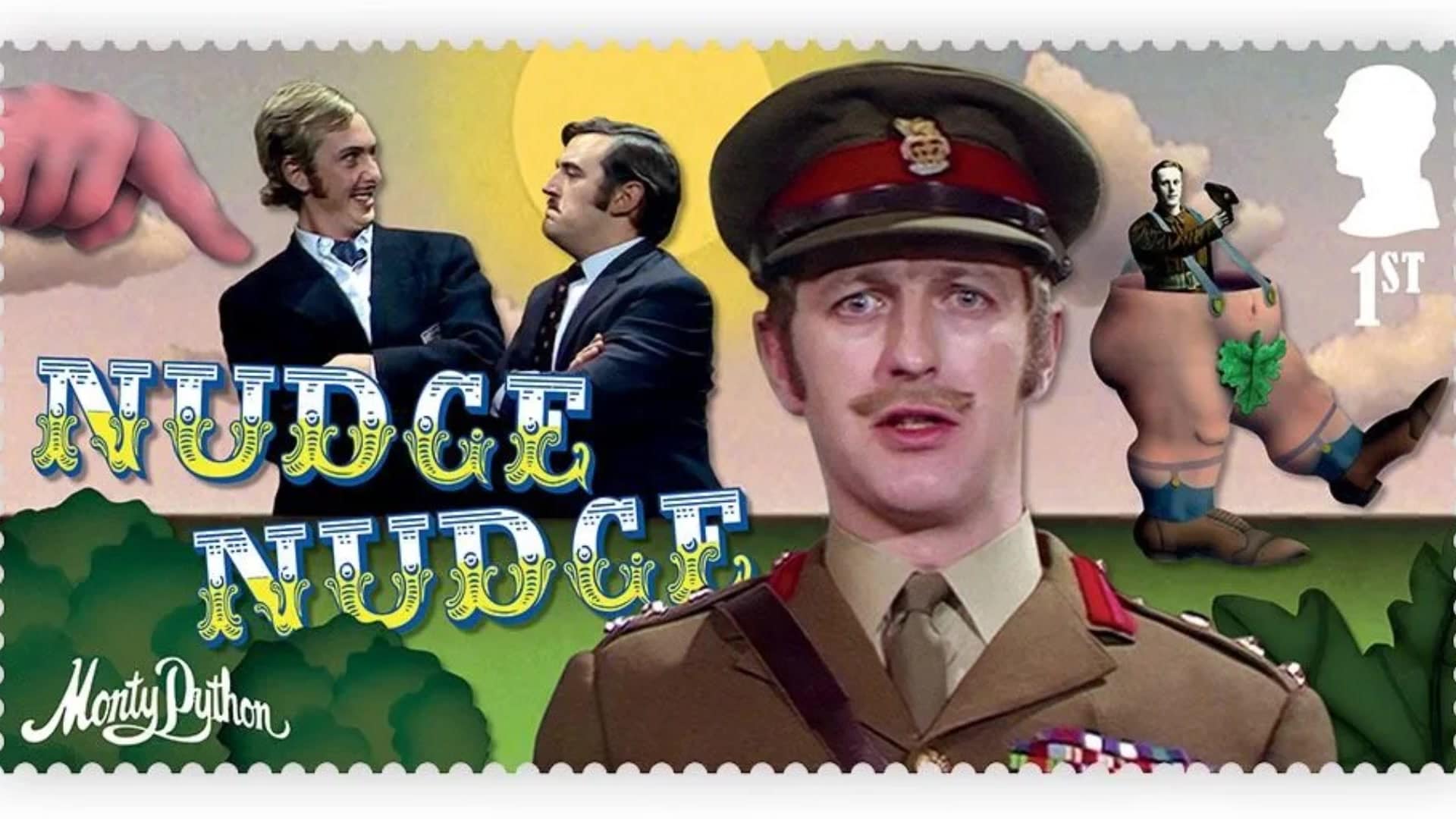 Monty Python hedres med frimerker