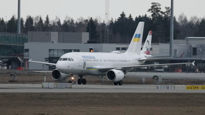 Zelenskyj har landet i Norge