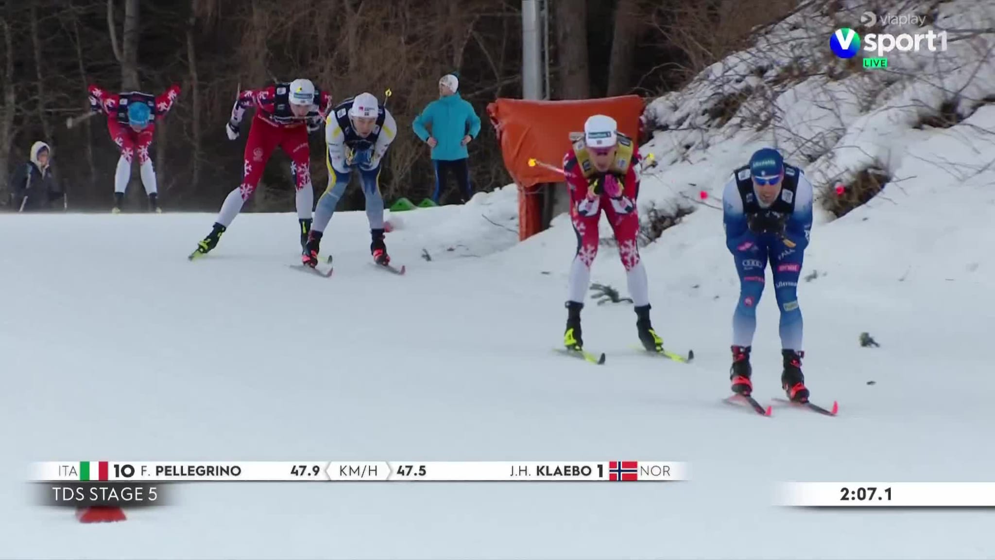 Klæbo vinner sprint, Northug på andreplass