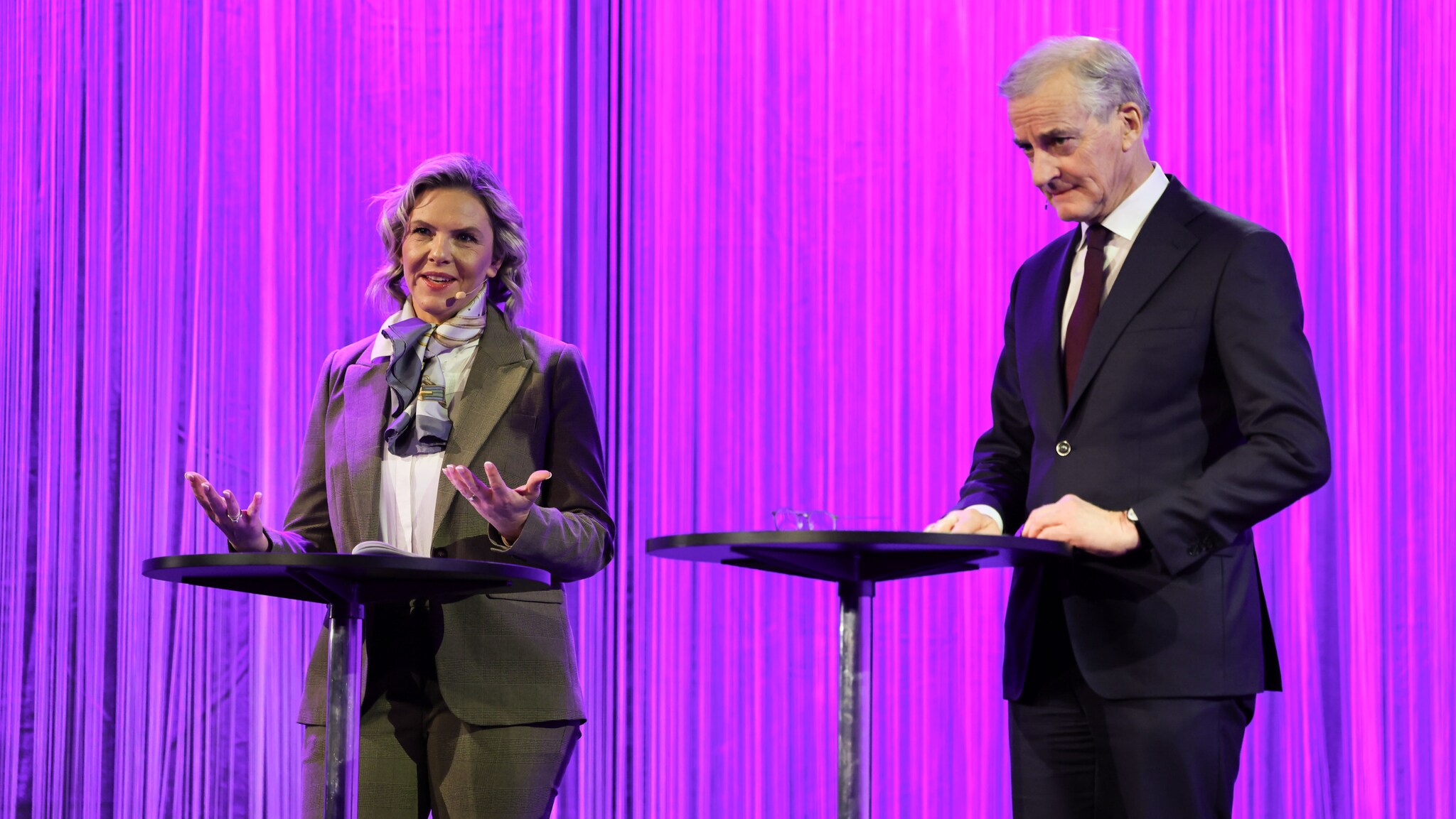 Listhaug og Støre i duell om næringspolitikk