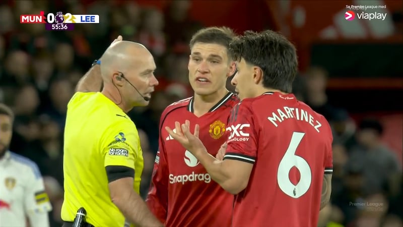 Lisandro Martínez Sent Off for Hair-Pulling in Man Utd’s Loss to Leeds