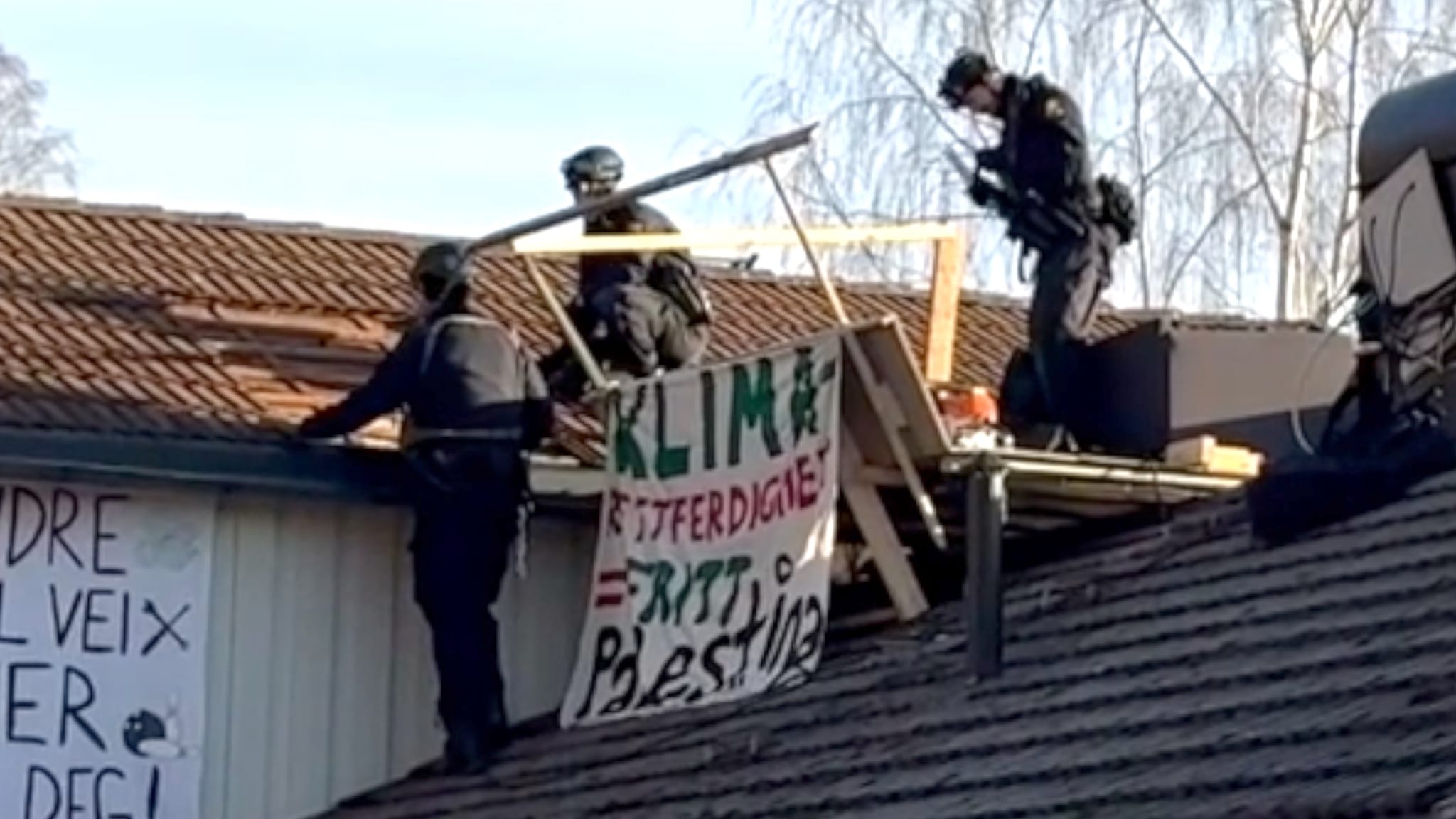 Politiet fjernet aksjonister fra hus på Lillehammer