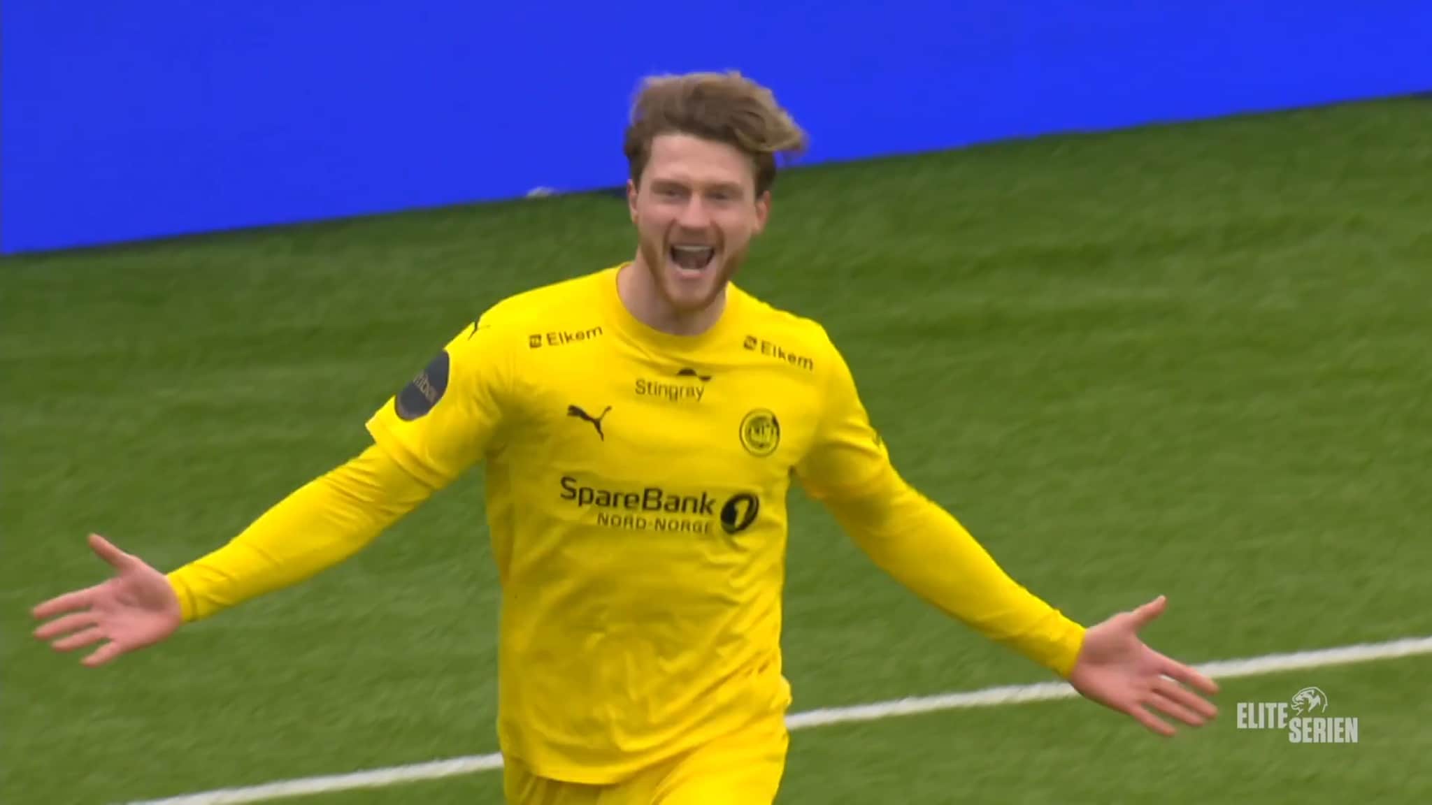 Kasper Høgh scoret to mål som innbytter da Bodø/Glimt slo KFUM