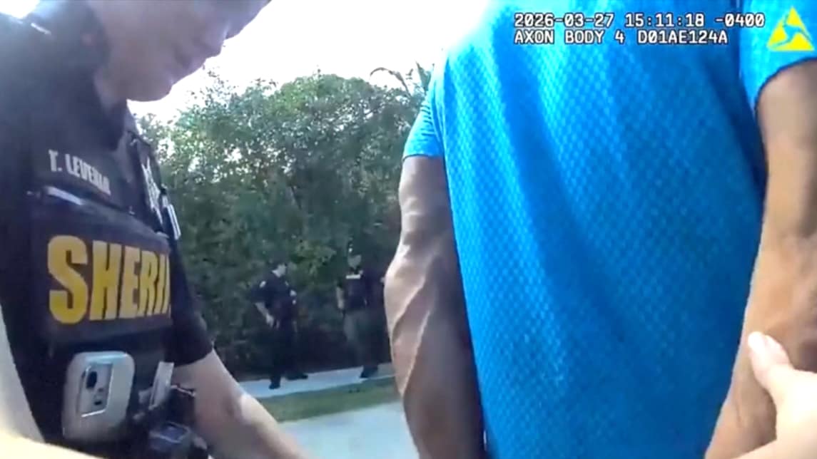 Her blir Tiger Woods pågrepet