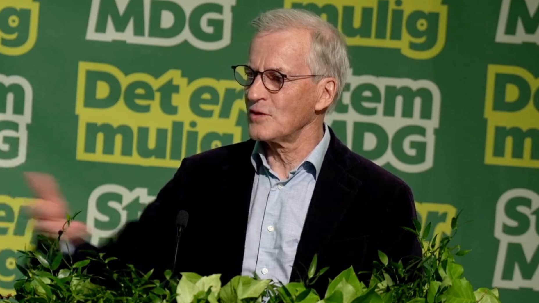 Støre taler på MDGs landsmøte