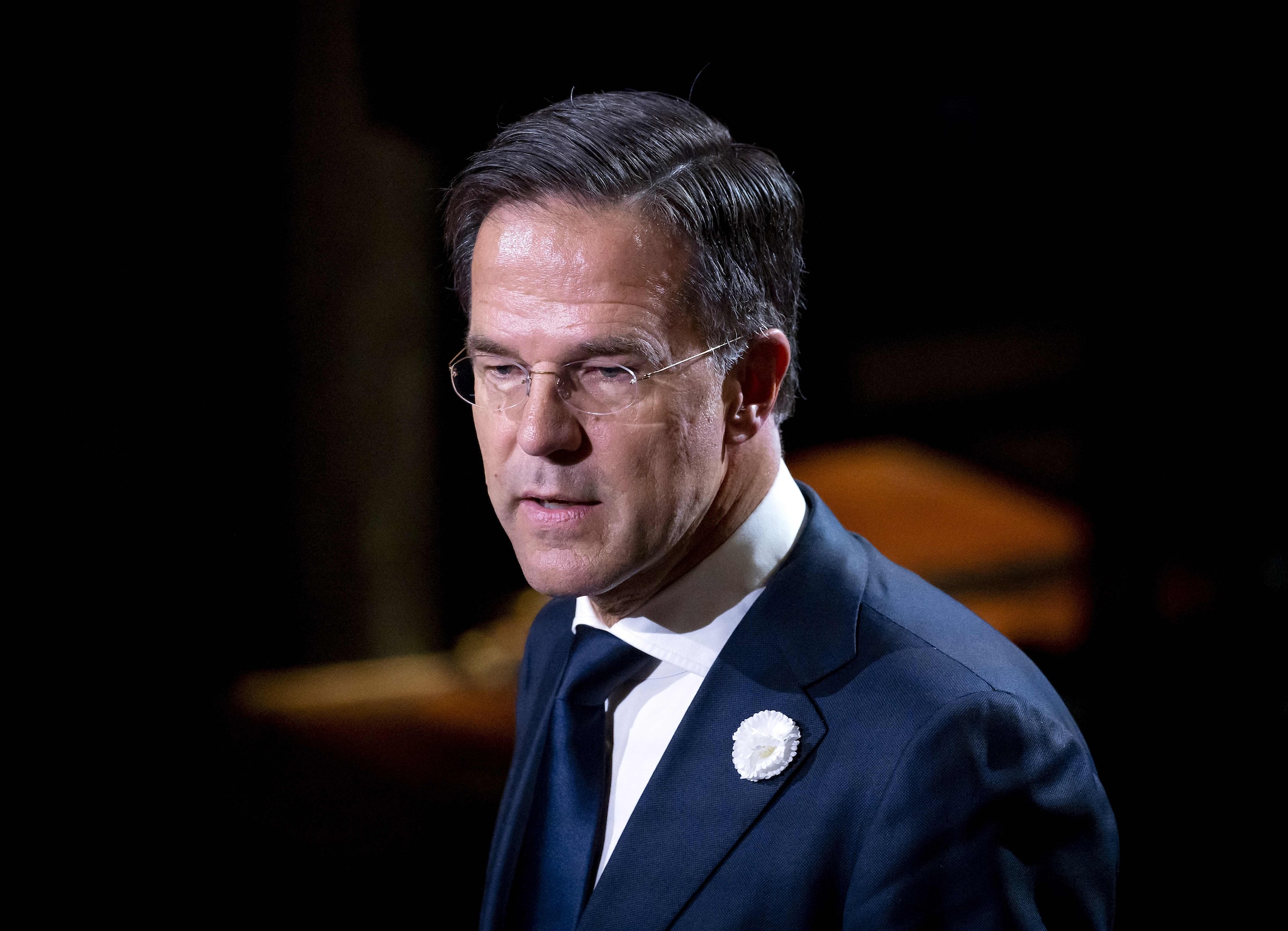 Natosjef Mark Rutte møter Kosovos president