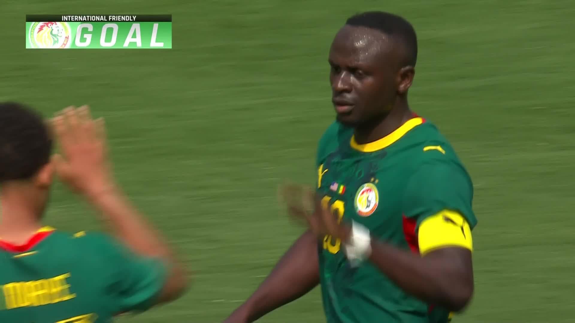 Sadio Mane scorer mot USA