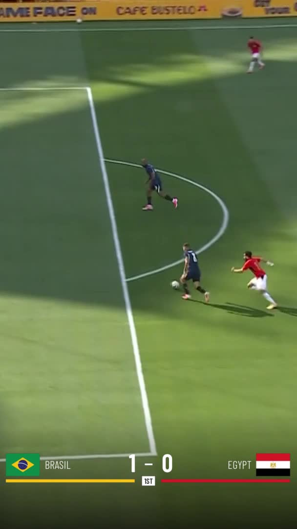 1-0: Bruno Guimaraes, Brasil
